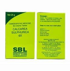 SBL Calcarea Sulphurica Biochemic Tablet 6X,12X