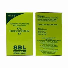 SBL Kali Phosphoricum Biochemic Tablet 6X,12X,200X