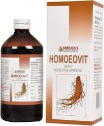 Bakson's Homeopathy Homoeovit with Alfalfa & Ginseng Syrup