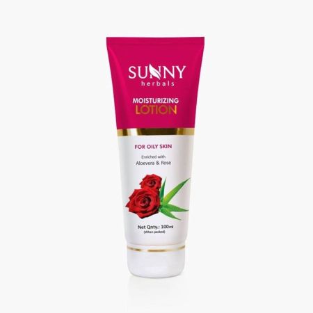 SUNNY HERBALS Moisturizing Lotion for Oily Skin (With Aloevera & Rose)