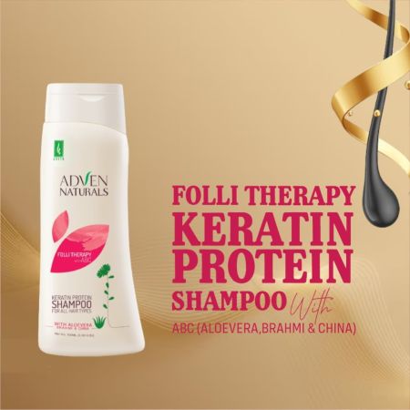 FOLLI THERAPY WITH ABC (KERATIN PROTEIN SHAMPOO )