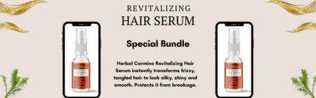 HAIR SERUM WITH JOJOBA OIL (herbal carmino)