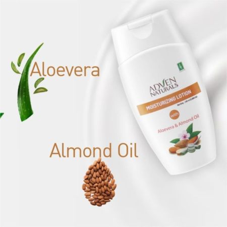 MOISTURIZING LOTION WITH ALOEVERA & ALMOND OIL